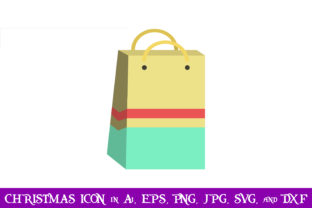 Bag Christmas Icon for Festive Branding