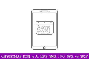 Calendar Smartphone Christmas Icon