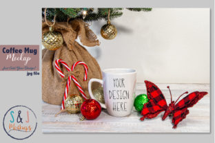 Christmas Coffee Mug Mockup for Product Mockups