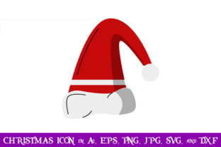 Christmas Hat Icon for Crafting