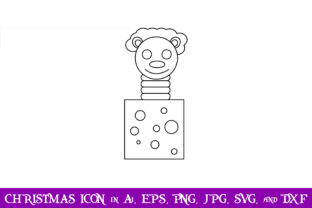 Clown Jumping Christmas Icon