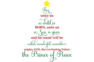 For Unto Us a Child is Born Christmas Crafts