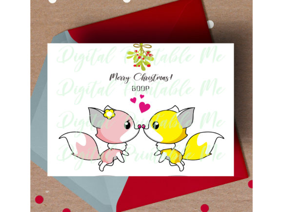 Fox Christmas Card Crafts