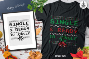 Funny Christmas Jingle T-Shirt Retro SVG for Print Templates
