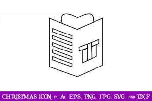 Gift Book Christmas Icon