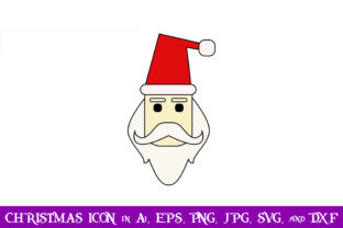 Santa Claus Head Christmas Icon