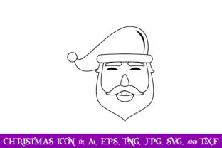 Santa Head Christmas Icon