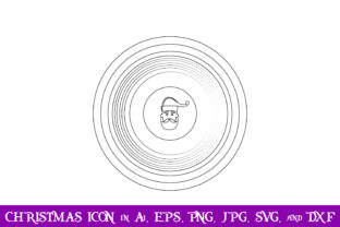 Santa Vinyl Record Christmas Icon