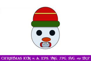 Snowman Head Christmas Icon