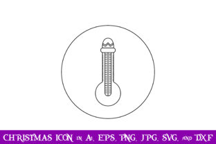 Thermometer Christmas Icon
