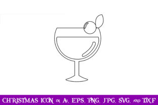 Wine Christmas Icon